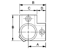 AIS 20&nbsp;SIDE OUTLET TEE